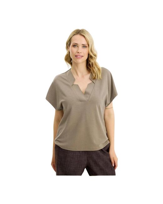 Blouses iN FRONT de color Brown