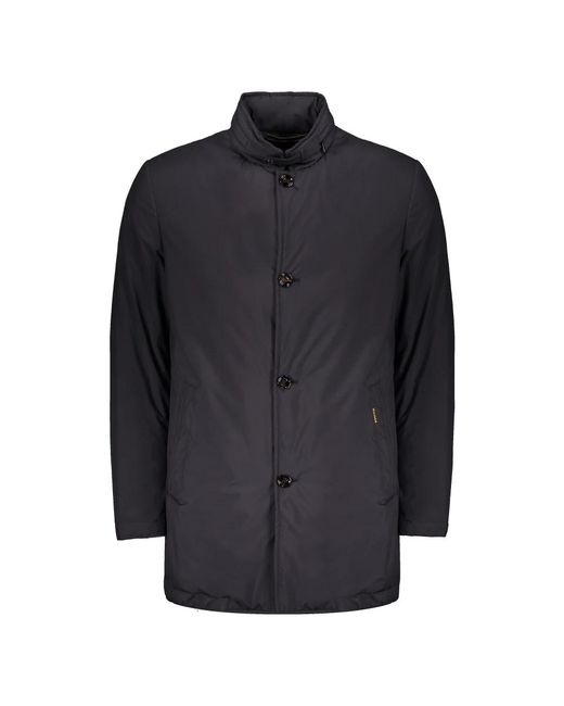 Moorer Black Single-Breasted Coats for men