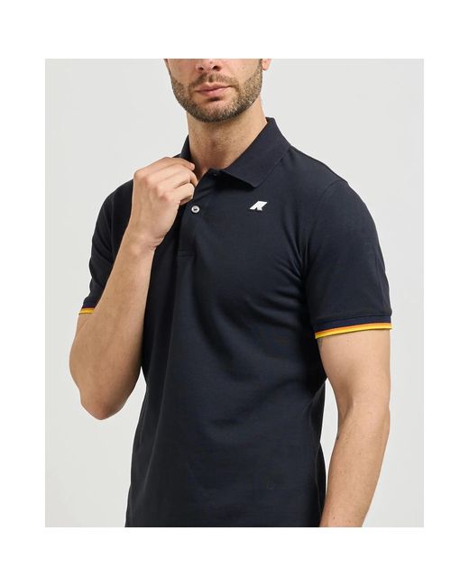 K-Way Black Polo Shirts for men
