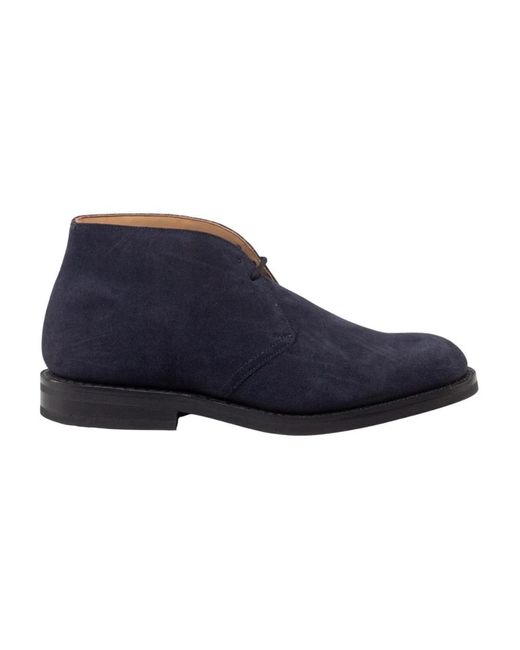 Church's Blue Lace-Up Boots for men