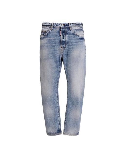 DSquared² Blue Straight Fit Jeans for men