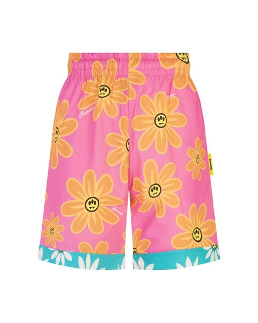 Barrow Pink Casual Shorts for men