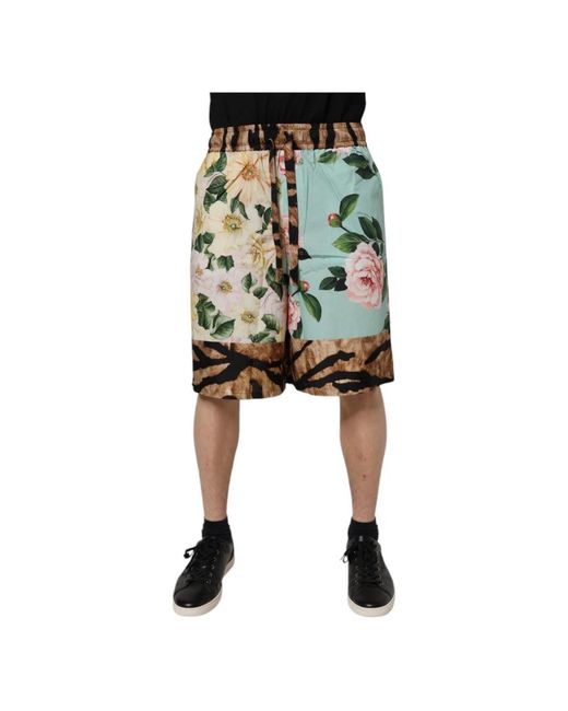 Dolce & Gabbana Green Bermudas for men
