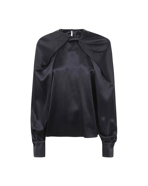 Max Mara Overhemden ,Zwart Key Blouse in het Black