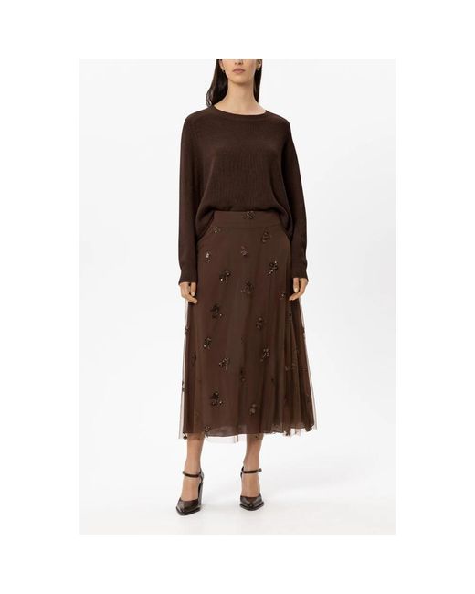 Luisa Cerano Cashmere-Mix Pullover in het Brown