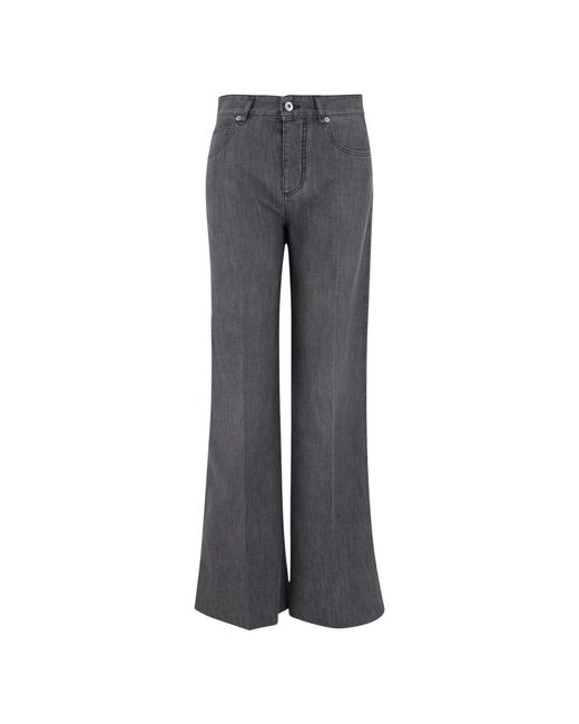 Bottega Veneta Gray Wide Jeans