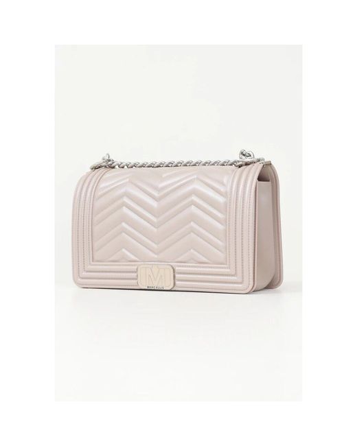 Marc Ellis Pink Flat wave schultertasche in hellgrün