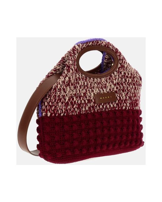 Handbags di Marni in Red