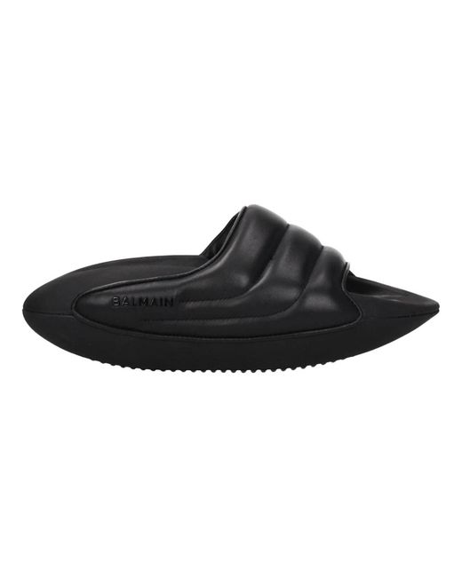 Sliders di Balmain in Black da Uomo