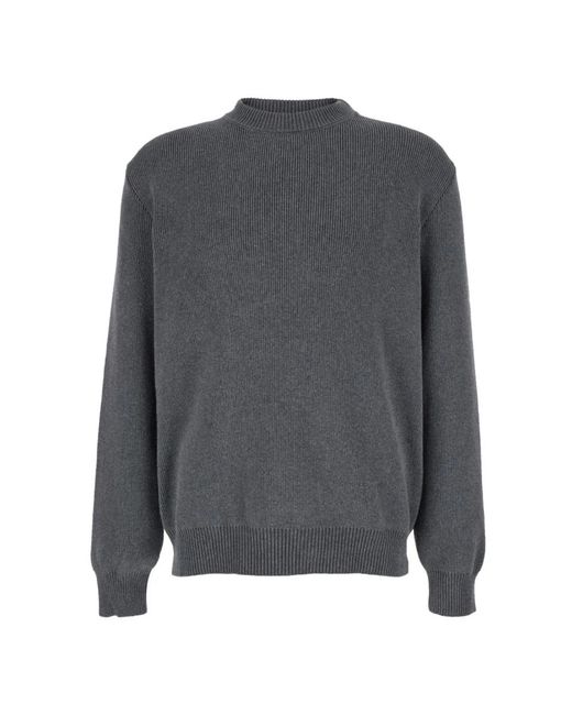 Golden Goose Deluxe Brand Gray Round-Neck Knitwear for men