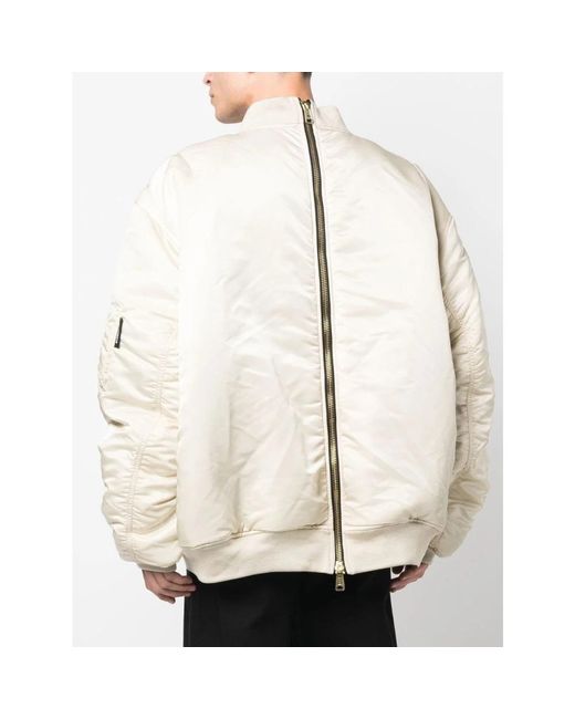 Vetements White Bomber Jackets for men