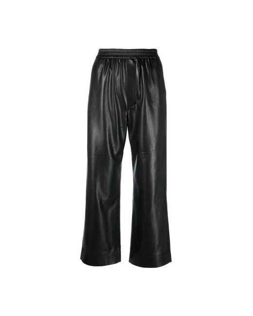 Nanushka Black Cropped Trousers