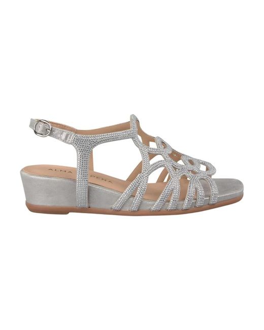 Wedges Alma En Pena. de color Metallic