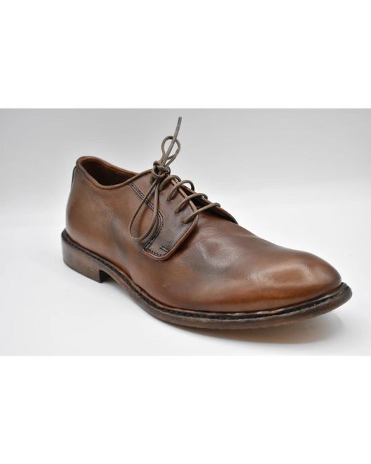Ernesto Dolani Brown Laced Shoes for men