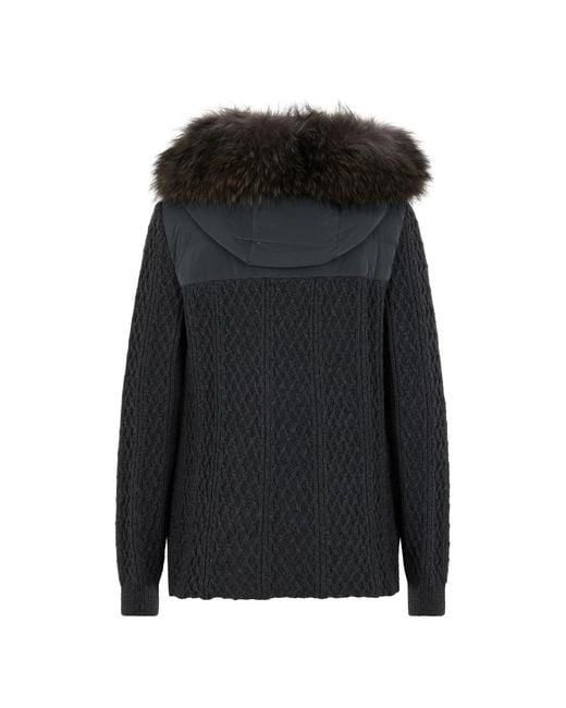 Winter Jackets Moorer en coloris Black