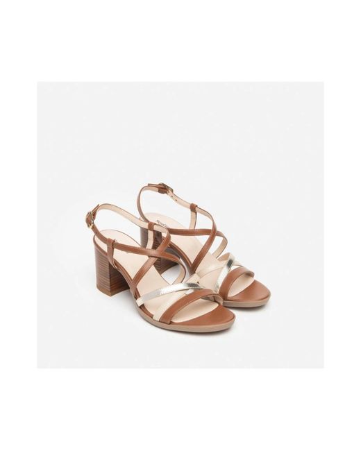 Nero Giardini Brown High Heel Sandals