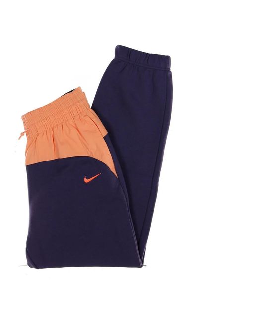 Training Trousers Nike de color Blue