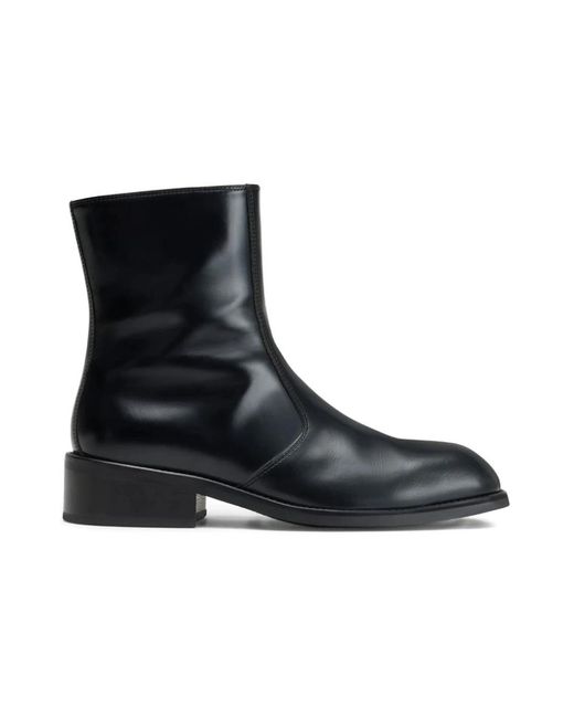 Lemaire Black Ankle Boots for men