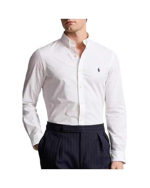 Ralph Lauren Langarm-sportshirt weiß in White für Herren