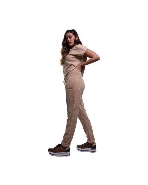 Juvia Brown Skinny Trousers