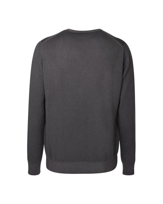 Dell'Oglio Gray Round-Neck Knitwear for men