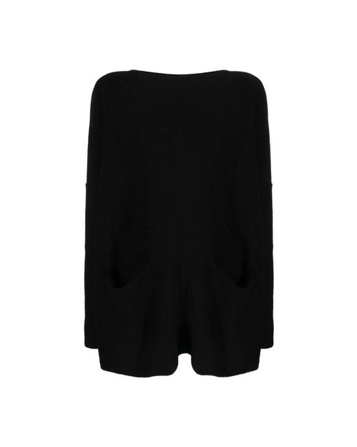 Daniela Gregis Black Round-Neck Knitwear