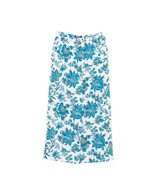 Etro Blue Cropped Trousers