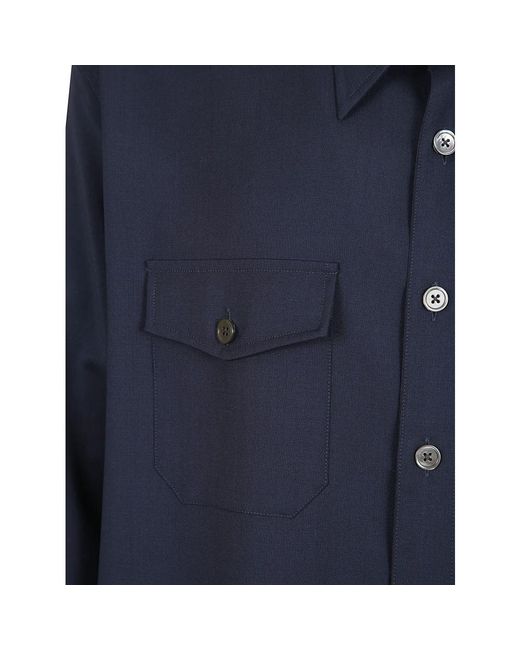 Grifoni Camicia Over Shirt in het Blue voor heren