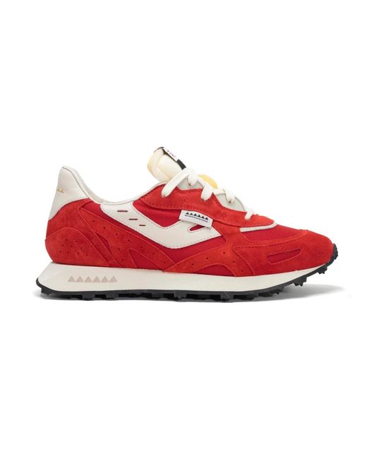 RUN OF Red Sneakers for men