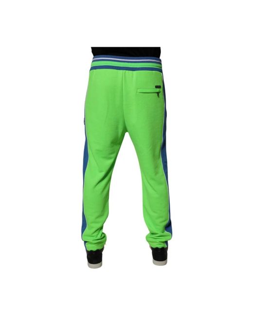 Dolce & Gabbana Green Sweatpants for men
