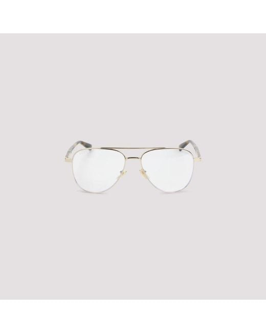 Gucci White Glasses