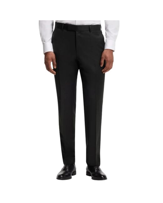 HUGO Black Suit Trousers for men