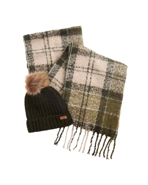 Barbour Brown Winter Scarves