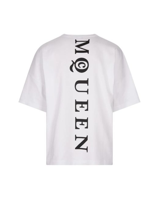 McQueen White T-Shirts for men