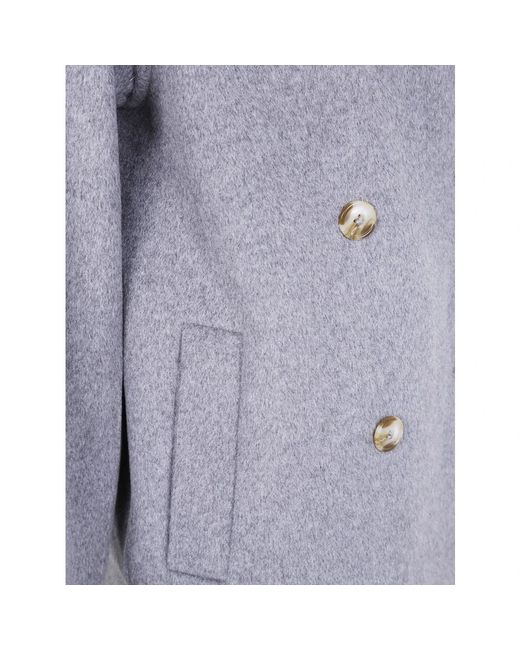 Loulou de Saison Blue Double-Breasted Coats
