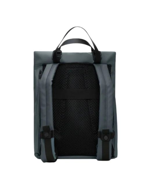 Rains Black Backpacks