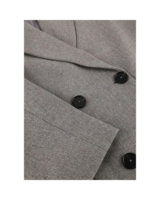 Notre-v Jassen ,Grijs ,Polyester Grijze Blazer Voor Stijlvolle Vrouwen in het Gray