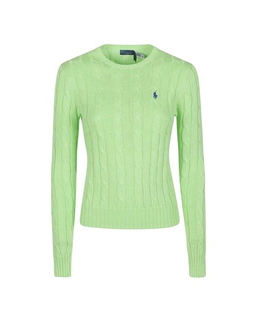 Polo Ralph Lauren Green Round-Neck Knitwear