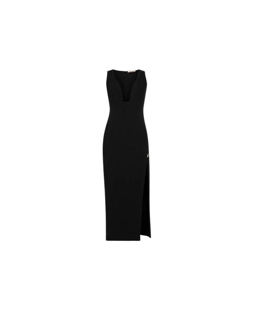 Roberto Cavalli Black Midi Dresses