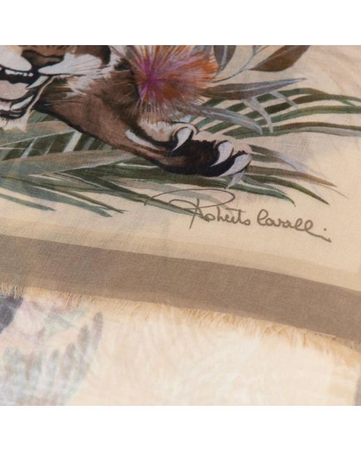 Roberto Cavalli Natural Scarves