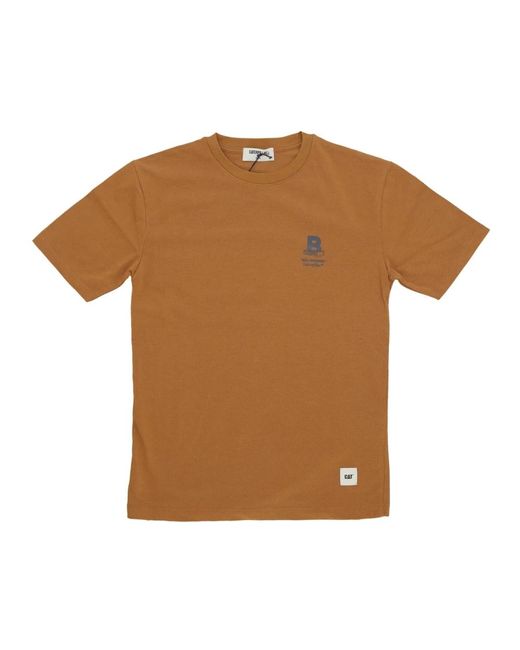 T-Shirts Caterpillar de hombre de color Brown