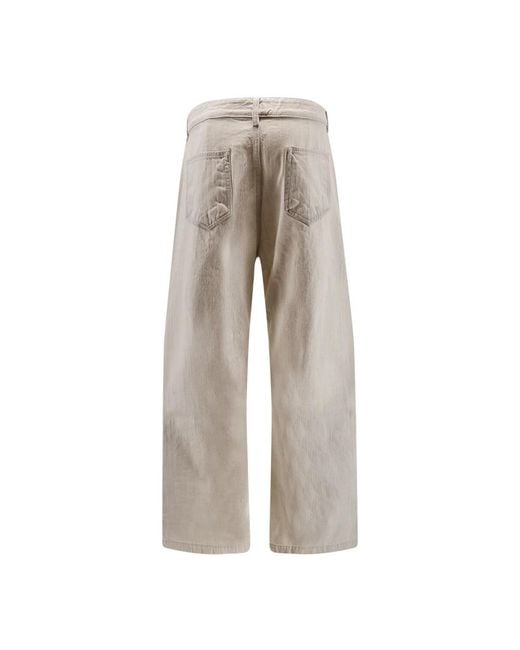 Rick Owens Gray Wide Jeans for men