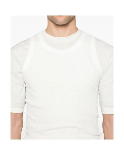 Jil Sander White T-Shirts for men