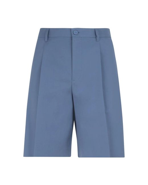 Dior Blue Casual Shorts for men