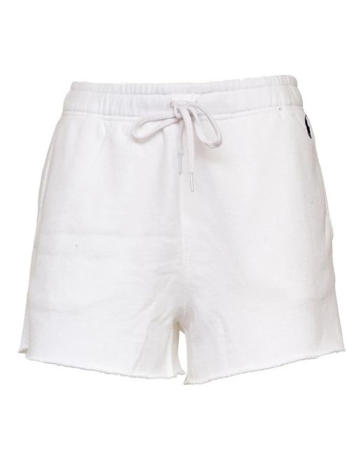 Polo Ralph Lauren White Short Shorts