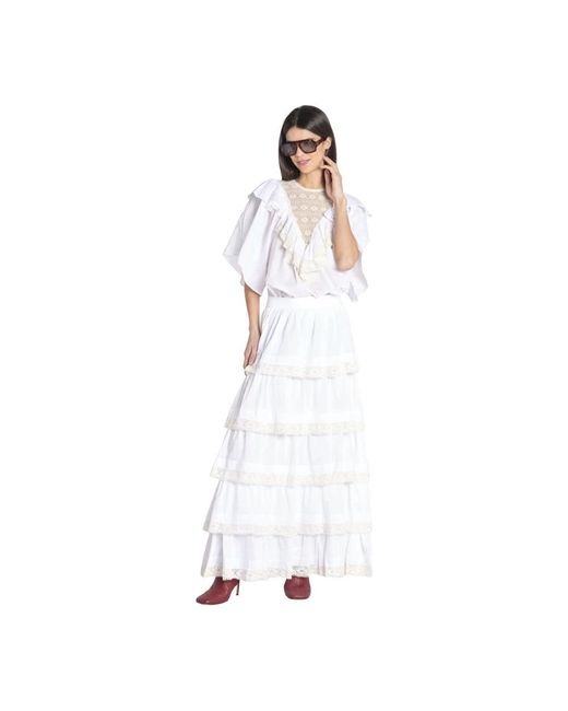 Antik Batik White Maxi Dresses
