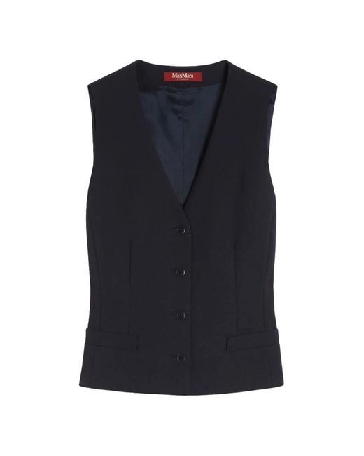 Vests Max Mara en coloris Blue