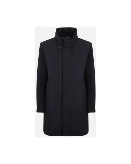 Fay Blue Single-Breasted Coats for men
