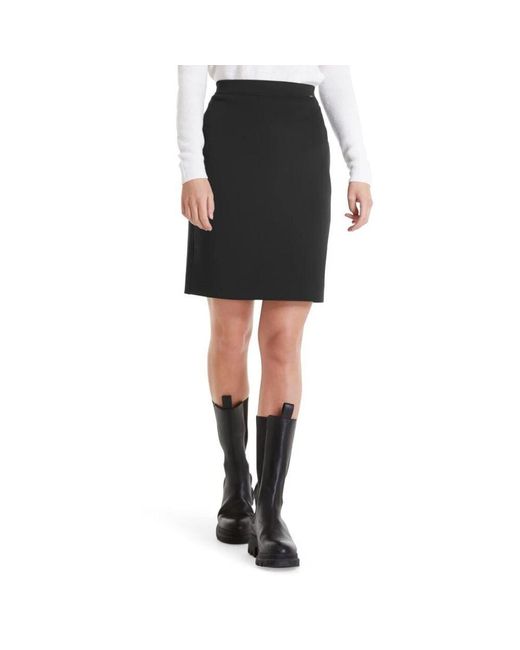 Marc Cain Black Stretchjersey Bleistiftrock