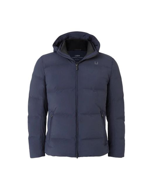 UBR Blue Down Jackets for men